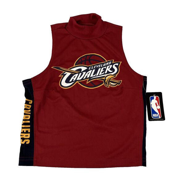 New Women’s UNK NBA Basketball Cleveland Cavaliers Crop Tank Top Sz XS NWT - Picture 1 of 8